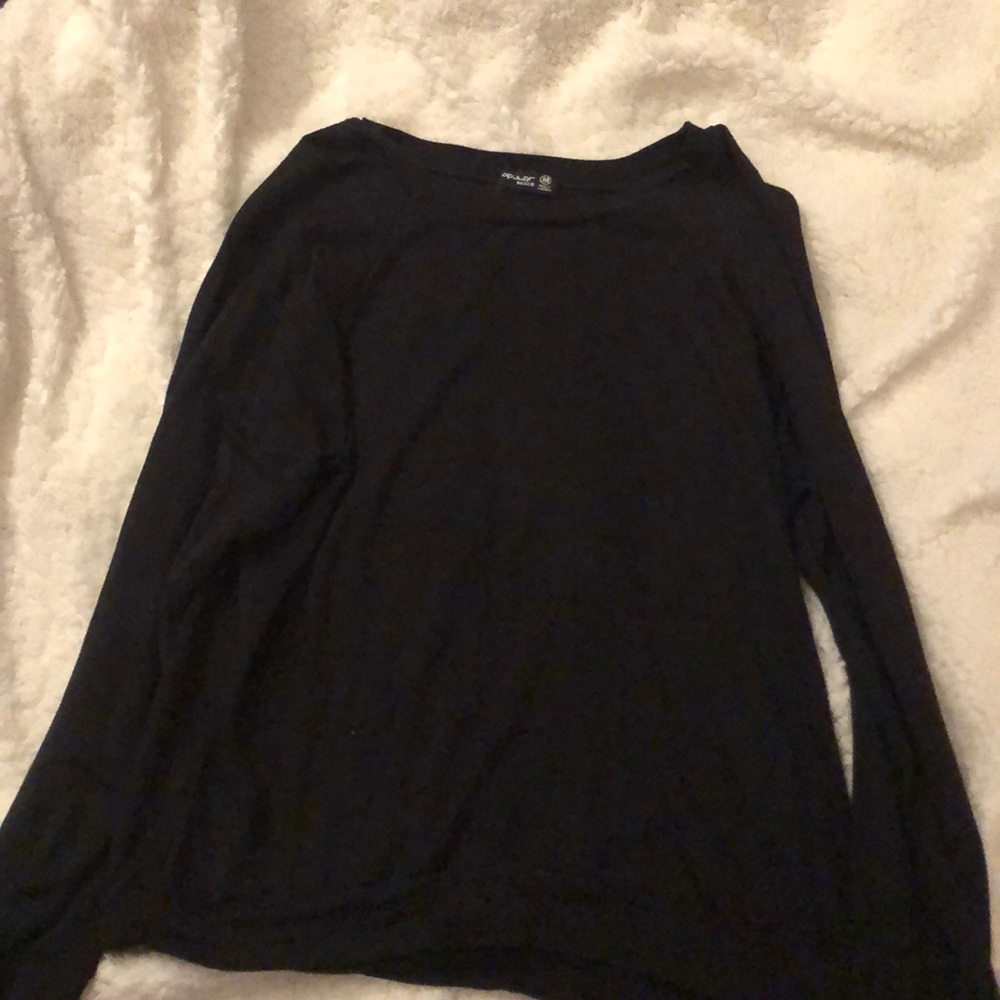 black long sleeve shirt